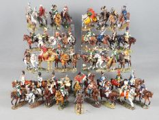 Del Prado - A legion of 42 unboxed mounted soldiers from various historical periods by Del Prado.