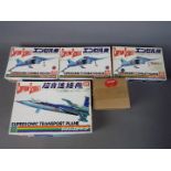 A collection of Captain Scarlet plastic models, easy to assemble - Supersonic Transport Plane,