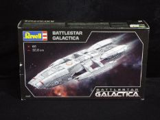 Revell - A boxed Revell 'Battlestar Galactica' plastic model kit of 'Battlestar Galactica'.