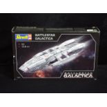 Revell - A boxed Revell 'Battlestar Galactica' plastic model kit of 'Battlestar Galactica'.