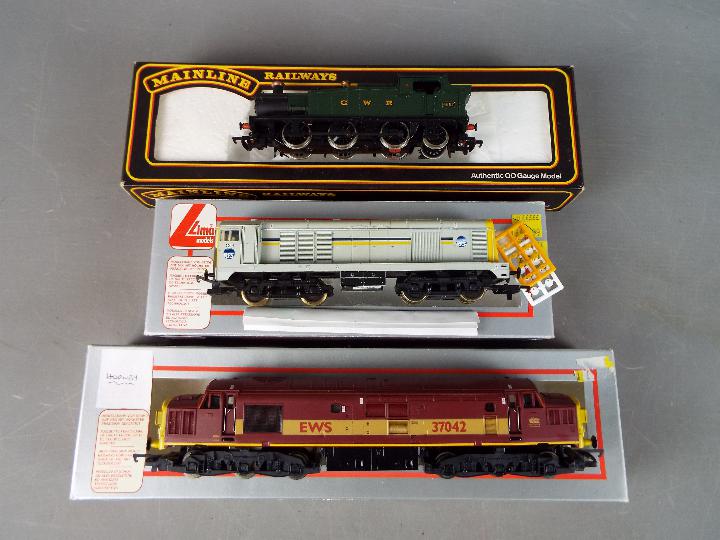 Hornby, Lima, Mainline - Three boxed OO gauge locomotives.