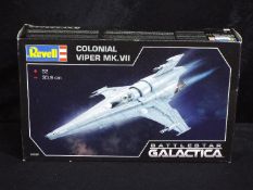 Revell - A boxed Revell 'Battlestar Galactica' plastic model kit of a 'Colonial Viper Mk.VII'.