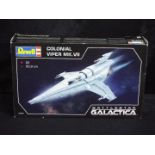 Revell - A boxed Revell 'Battlestar Galactica' plastic model kit of a 'Colonial Viper Mk.VII'.