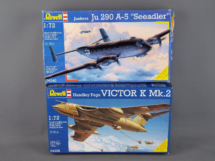 Revell -Two boxed 1:72 scale plastic model kits by Revell.