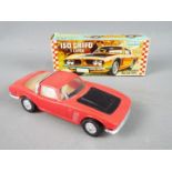 Telsalda - A boxed Telsalda Toys (Hong Kong) A0030 plastic friction driven ISO Grifo 7 Litre.