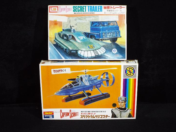 IMAI - Two boxed Japanese 'Captain Scarlet' plastic models kits by IMAI.