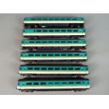 Lima - Six unboxed Lima OO gauge Midland Mainline passenger coaches.