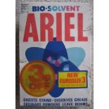 KITCHEN ADVERTISING - VINTAGE 1970'S UNOPENED BOX OF ARIEL