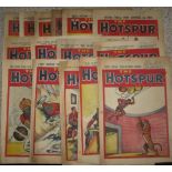 COMICS - THE HOTSPUR 1947 - 1952 X 17
