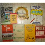 VINTAGE FOOTBALL & SPORTS POOLS AND BETTING GUIDES ETC