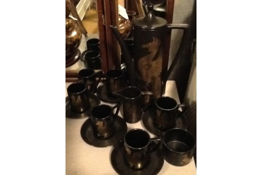 PORTMEIRION PHEONIX COFFEE SERVICE - Image 2 of 6