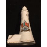 SHELLY CHINA CRESTED WARE LIGHTHOUSE BROADSTAIRS