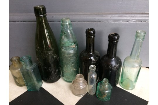 COLLECTION OF ANTIQUE BOTTLES INC COD BOTTLE ETC - Image 2 of 5