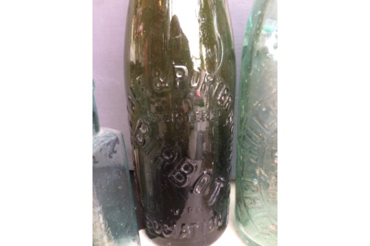 COLLECTION OF ANTIQUE BOTTLES INC COD BOTTLE ETC - Image 3 of 5