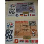 FOOTBALL - EURO 96 STAMP & POSTAL COVER COLLECTION
