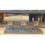 VINTAGE TOY MOBIL SERVICE STATION AND PETROL PUMPS