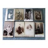 VICTORIAN CABINET PHOTOGRAPHS X 8