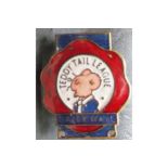 VINTAGE DAILY MAIL ''TEDDY TALE LEAGUE'' BADGE