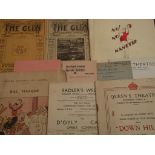 LARGE COLLECTION OF THEATRE PROGRAMMES 1800'S ONWARDS