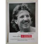 CRICKET - AUTOGRAPHED PICTURE OF IAN BOTHAM