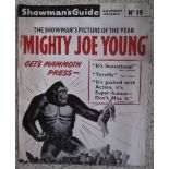 CINEMA - ORIGINAL 1949 FILM SHOWMAN'S GUIDE MIGHTY JOE YOUNG