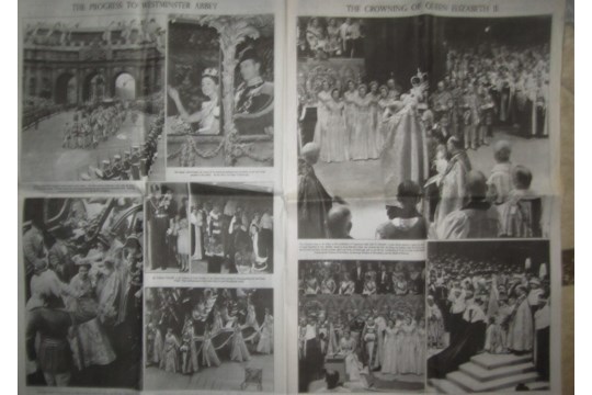 NEWSPAPER - ORIGINAL COPY OF THE TIMES 03/06/53 COVERS THE CORONATION - Image 3 of 4