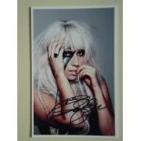 LADY GAGA SIGNED PHOTOGRAPH