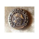 THE BUCCANEER BRASS BELT BUCKLE