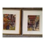 RENA GARDINER PAIR OF LITHOGRAPHS