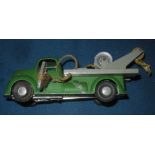 CHAD VALLEY TOY - 1949 WEE-KIN BREAKDOWN LORRY. WORKING MOTOR WITH KEY