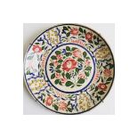18TH CENTURY ENGLISH DELFT CHARGER 36CM