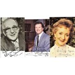 TV SOAPS - CORONATION STREET THREE HAND SIGNED PHOTOGRAPHS