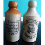 2 X VINTAGE GINGER BEER BOTTLES