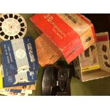 VIEWMASTER MODEL E BAKELITE BOXED & WALT DISNEY REELS