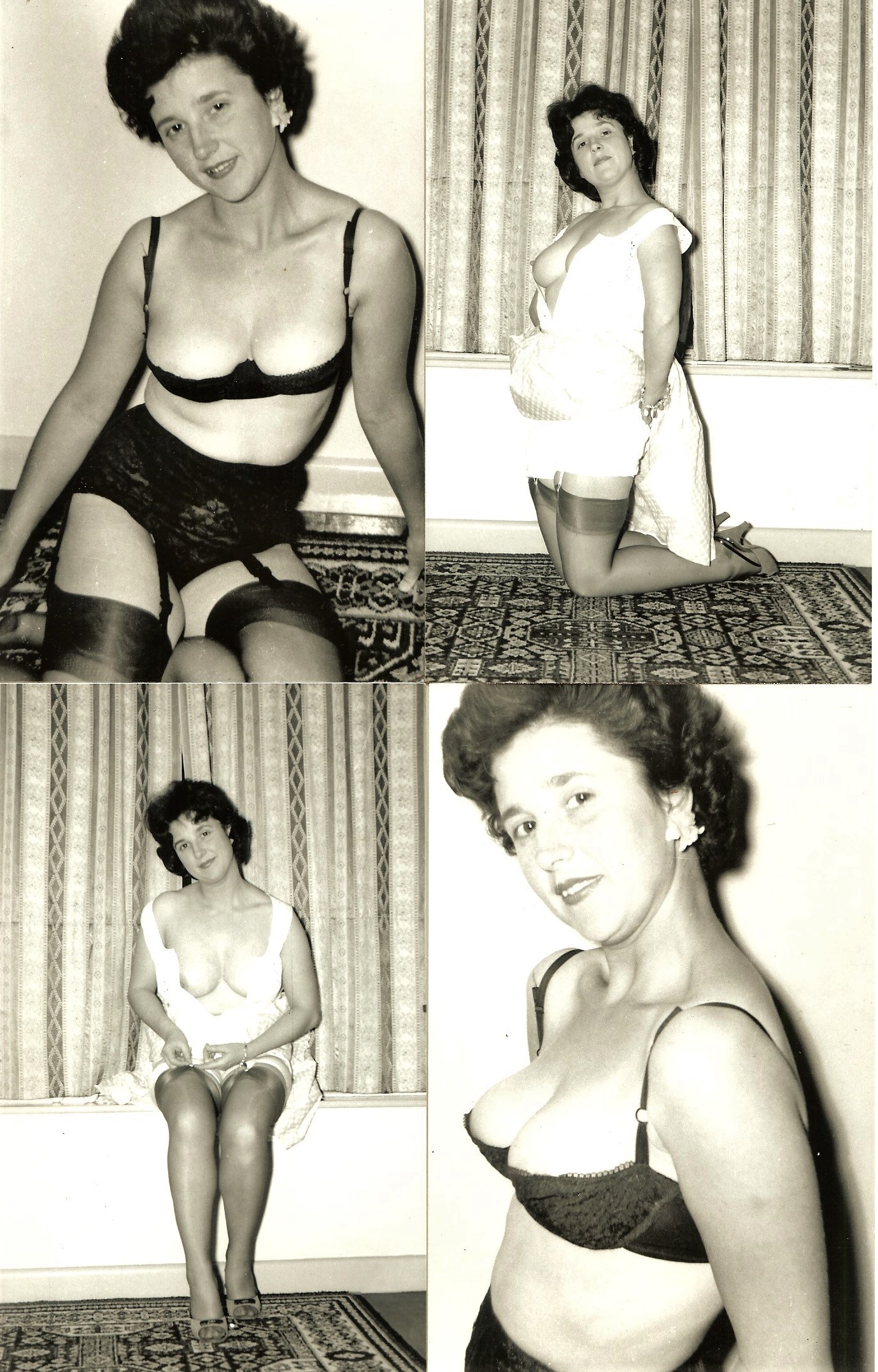 ADULT GLAMOUR - 4 ORIGINAL PHOTOGRAPHS FROM TOCO PUBLISHERS