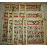 COMICS - RADIO FUN 1948 - 1951 X 19