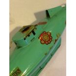 SUTCLIFFE TIN PLATE TOY NAUTILUS WALT DISNEY CLOCKWORK SUBMARINE