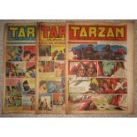 COMICS - TARZAN THE GRAND ADVENTURE COMIC 1952 X 3 VOLUME 1