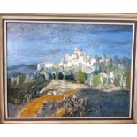 FINE ART RICHARD THORNTON GOUACHE ON BOARD PROVENCE CIRCA 1960s 61 X 46 CM