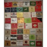 SMOKING - 48 VINTAGE CIGARETTE BOX FRONTS