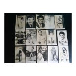 1950's FILM STAR PHOTO CARDS COLLECTION X 15