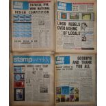 PHILATELY - STAMP WEEKLY (NEWSPAPER) ALMOST A COMPLETE SET