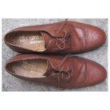 BROGUES VINTAGE SHOES SIZE 11 1/2 MADE BY T. ELLIOTT AND SONS