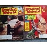 COLLECTION OF 1950's PRACTICAL MOTORS & CYCLIST MAGAZINES X 6