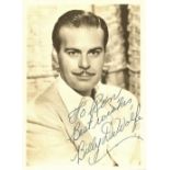 FILM STARS - BILLY DE WOLFE HAND SIGNED PHOTOGRAPH