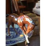 ROYAL DOULTON GRAZING BAY FOAL FIGURINE