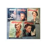 WOMAN MAGAZINE 1940's & 50's x 6