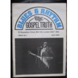 MUSIC MEMORABILIA - BLUES & RHYTHM THE GOSPEL TRUTH. VERY FIRST ISSUE