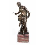 Aubé, Jean-Paul. 1837 Longwy - 1916 Capbreton. Allegorie der Malerei. Bronze,