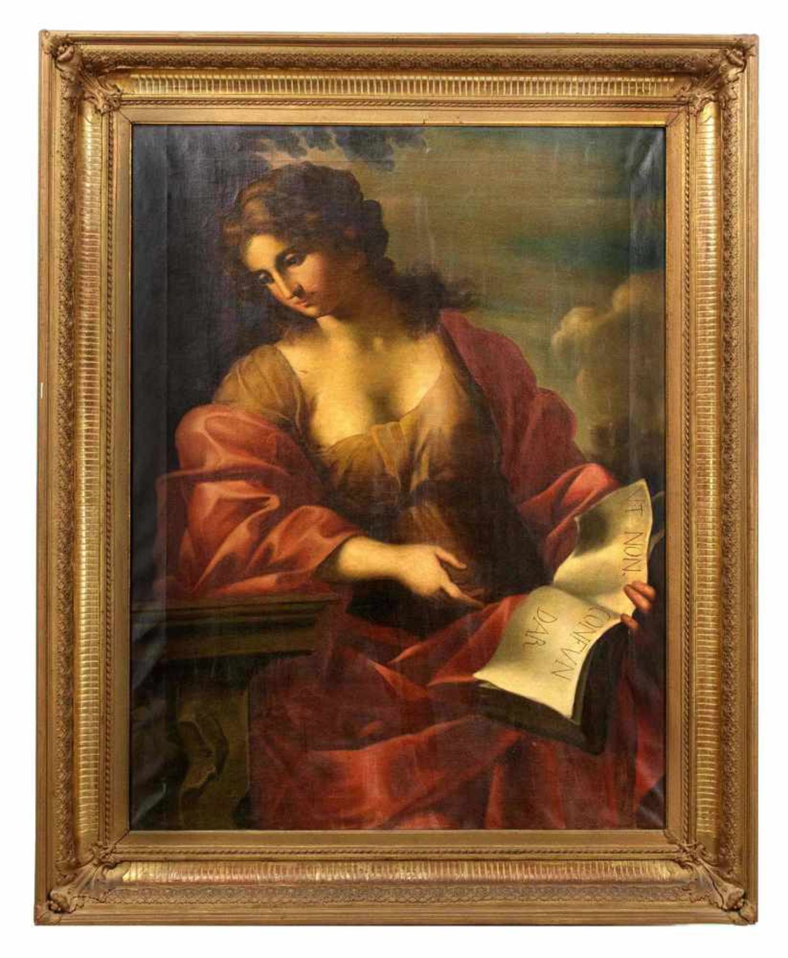 Romanelli, Giovanni Francesco (1610-1662), Kopie nach. Die Hl. Magdalena. Um 1800/Anfg.19. Jh. Öl/